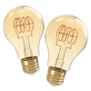 2 Pack - Dimmable LED Spiral Vintage 60W Eq. - The Lamp Goods