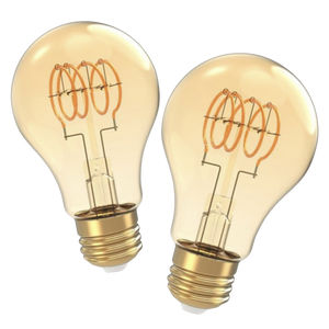 2 Pack - Dimmable LED Spiral Vintage 60W Eq. - The Lamp Goods