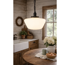 Farmstead Exposed Socket Schoolhouse Pendant Light - The Lamp Goods