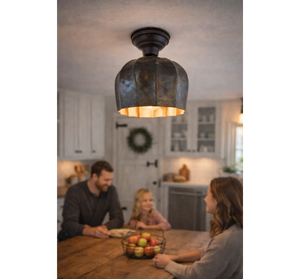 Forge Patina Flush Mount Ceiling Light - The Lamp Goods