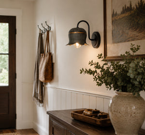 Lotus Farmhouse Wall Sconce Light - The Lamp Goods