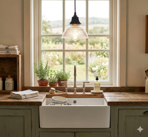 Holophane Delicate Tiered Pendant Light | 6.5" Width - The Lamp Goods