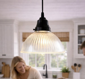 Heavy Classic Holophane Dome | 8.5" Width - The Lamp Goods