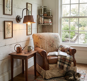 Gooseneck Rustic Hammered Copper Wall Sconce - The Lamp Goods
