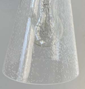 Quality Seeded Glass Wall Sconce