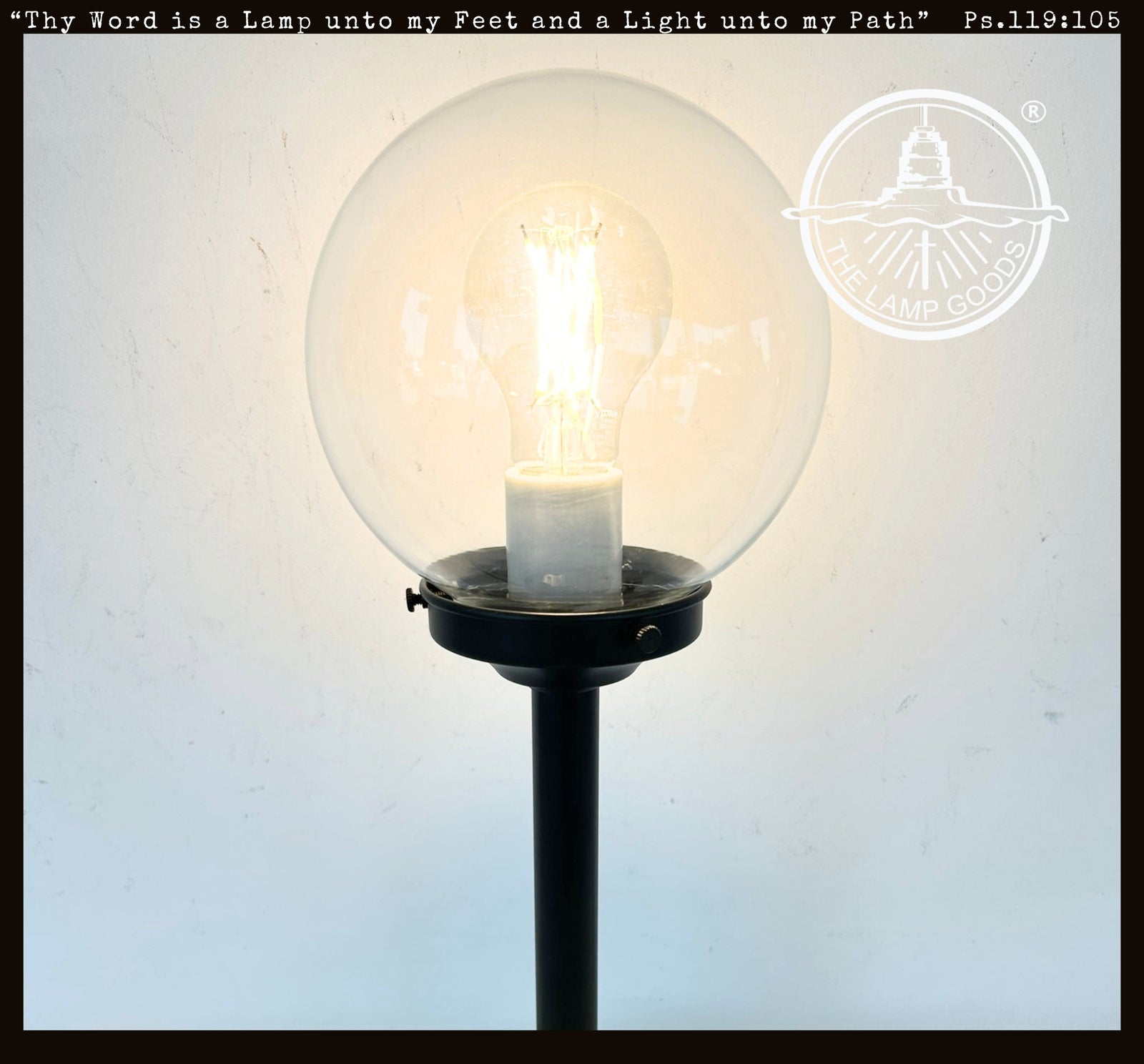 Classic Clear Globe Table Lamp