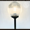 Farmhouse Holophane Globe Table Lamp