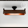 Rustic Copper Dome Ceiling Light