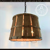 Salvaged Orchard Basket Pendant Light