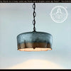 Old Barn Copper Band Galvanized Pendant Light