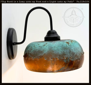 Copper Farmhouse Wall Sconce