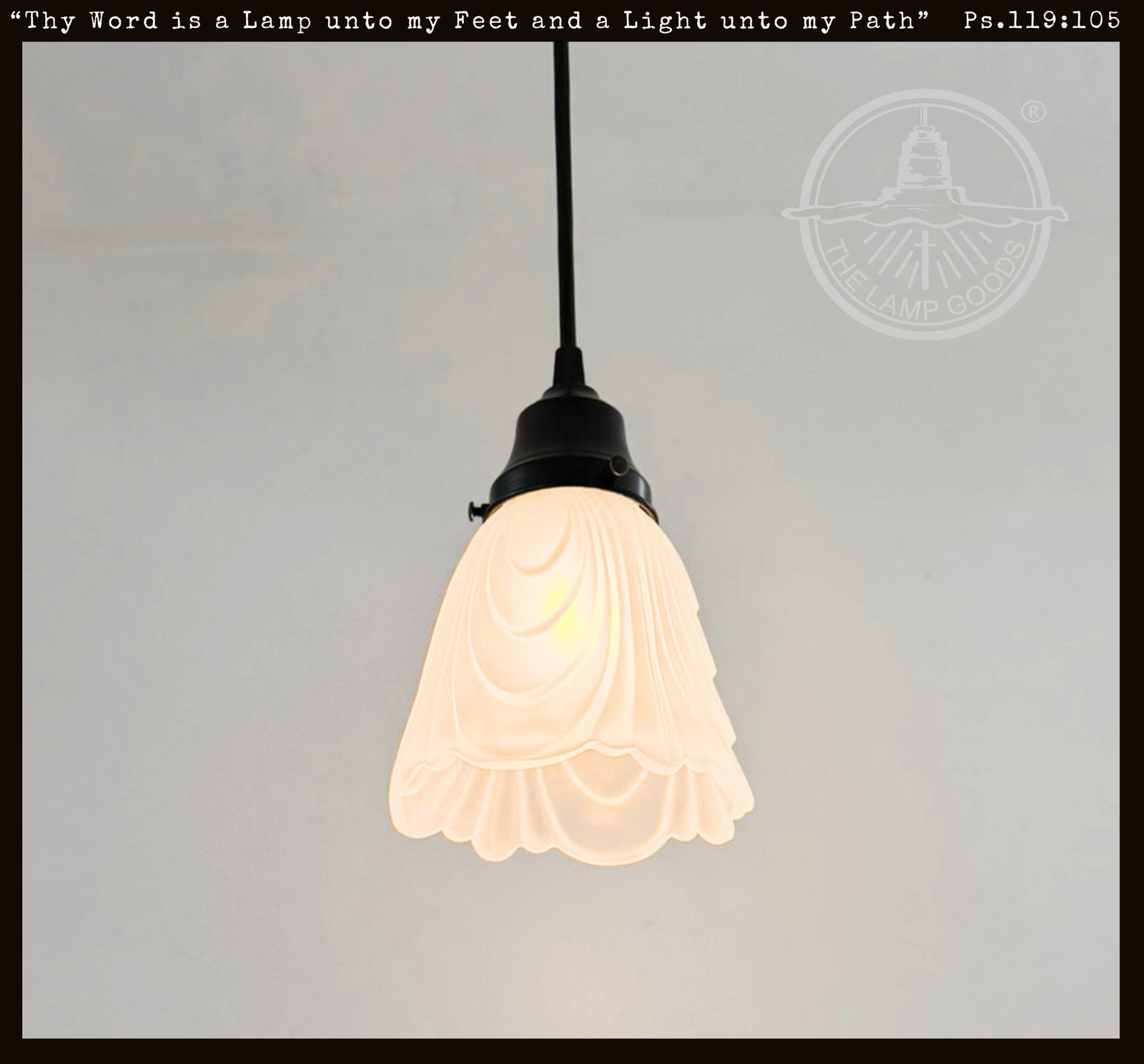 Frosted Drape Petal Pendant Light - The Lamp Goods