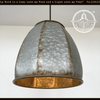 galvanized pendant light