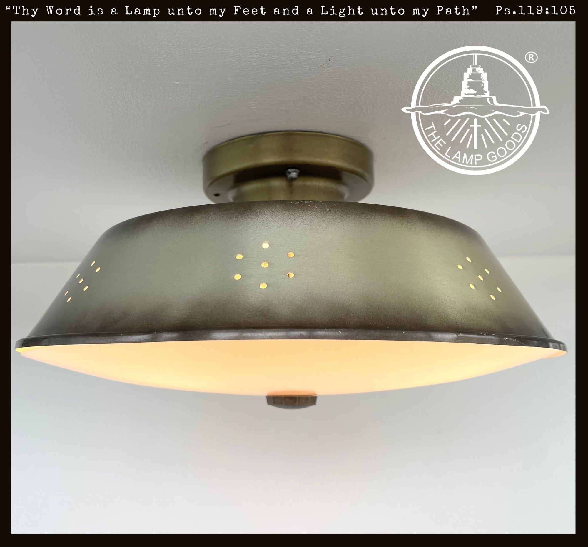 RARE! MID CENTURY 1950's-60's Ceiling Light