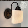 Modern Textured Dome SCONCE Wall Light