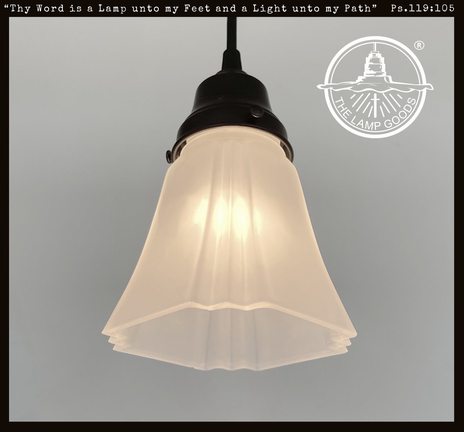 Modern Frost Square PENDANT Light