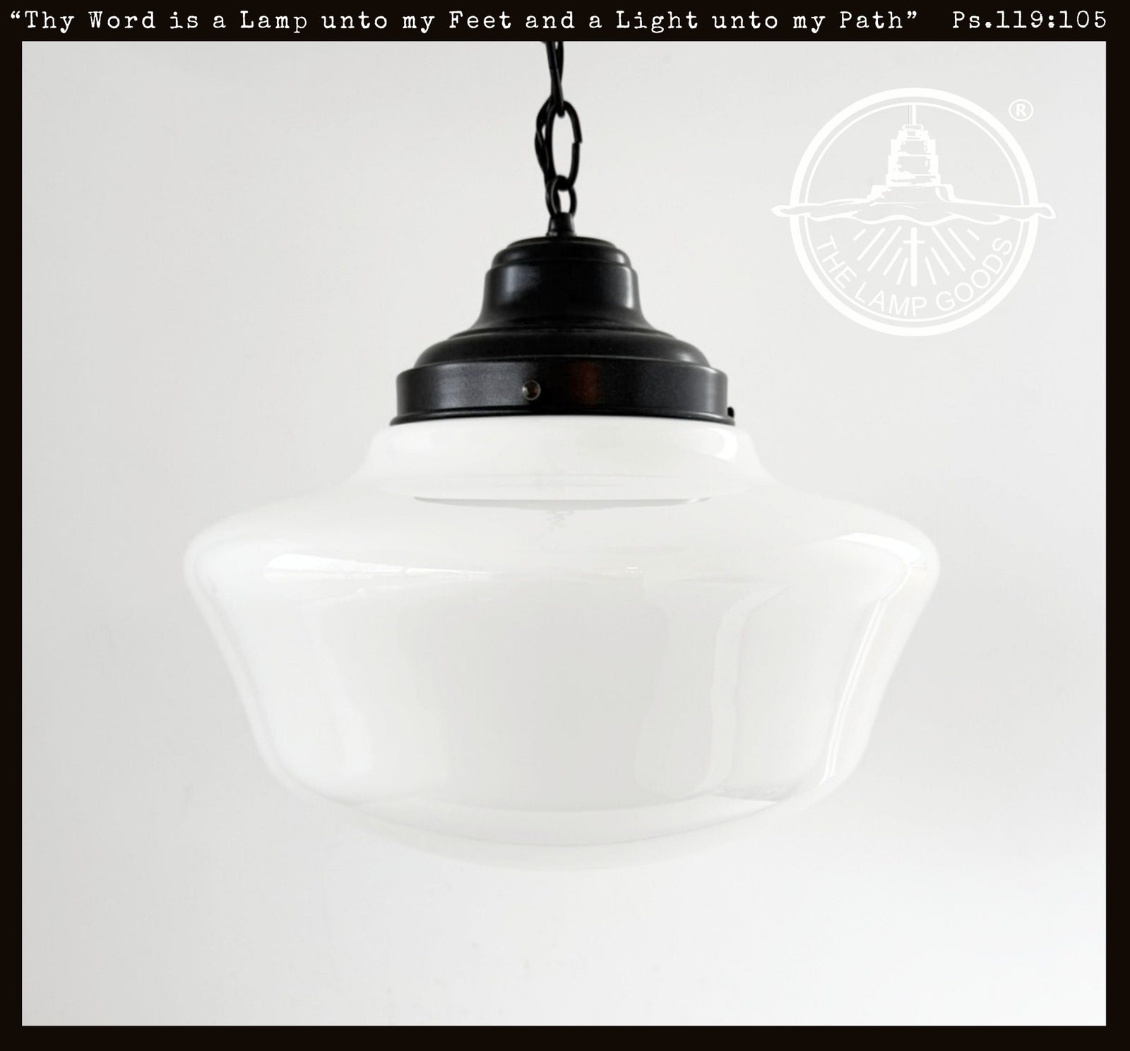 ORIGINAL SALVAGED SCHOOLHOUSE Heritage Milk Glass 1900's Pendant