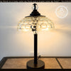 Vintage-Inspired Clear Bubble Glass Table Lamp - The Lamp Goods