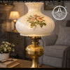 Aladdin "Gone With The Wind" Victorian Milk Glass Lamp