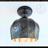 Forge Patina Flush Mount Ceiling Light