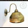 GOLD Rustic Bucket Wall Sconce - The Lamp Goods