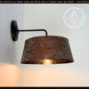 Ornate Copper Custom 90 Degree Arm Wall Sconce - The Lamp Goods
