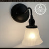 Frosted Antique 1930's HOBNAIL Glass Wall Sconce