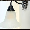 Large Antique Super Flare Frosted Glass Wall Sconce
