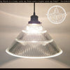 Very Large 1960's Vintage Holophane Chandelier Light