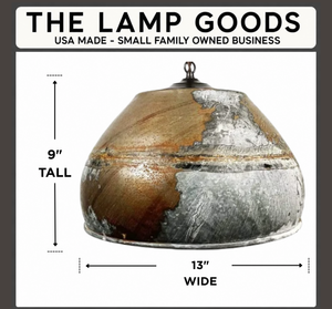 Large Rustic Bucket Chandelier Light