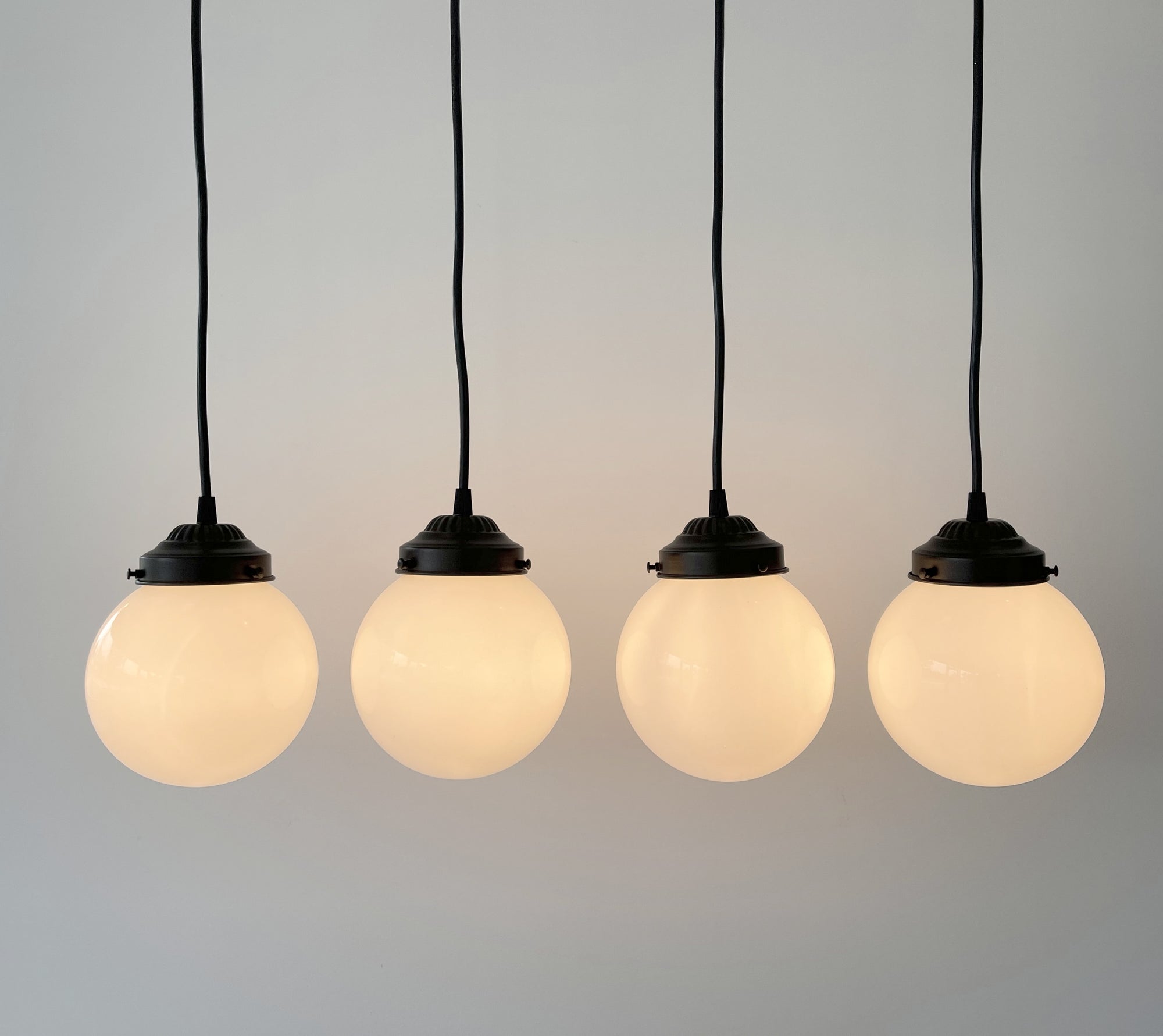 MODERN CONTEMPORARY Glass Dining Room Chandelier PENDANT Light