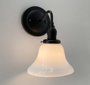 SHADE ONLY ! Antique 1930's Milk Glass Wall SCONCE Lighting -