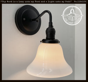 SHADE ONLY ! Antique 1930's Milk Glass Wall SCONCE Lighting -