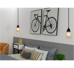 Modern Frost Square PENDANT Light - The Lamp Goods