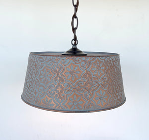 Ornate Copper Farmhouse Chandelier Lighting