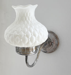 Antique Quilted Country Farmhouse Light Fixture