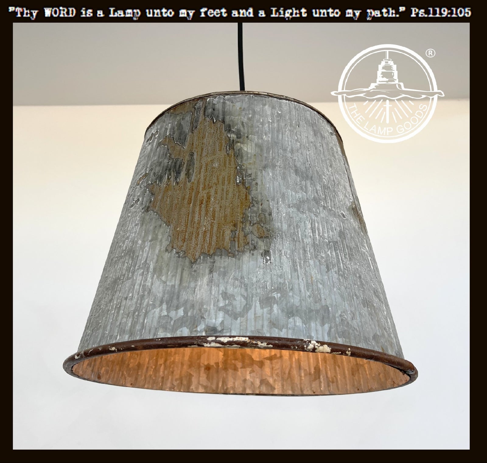 Rustic metal deals pendant light