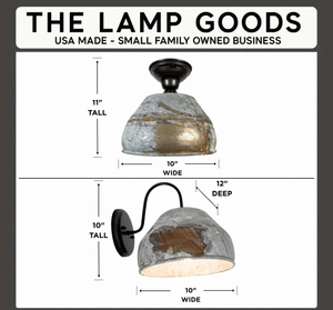 Rustic Bucket Farmhouse Light Fixture