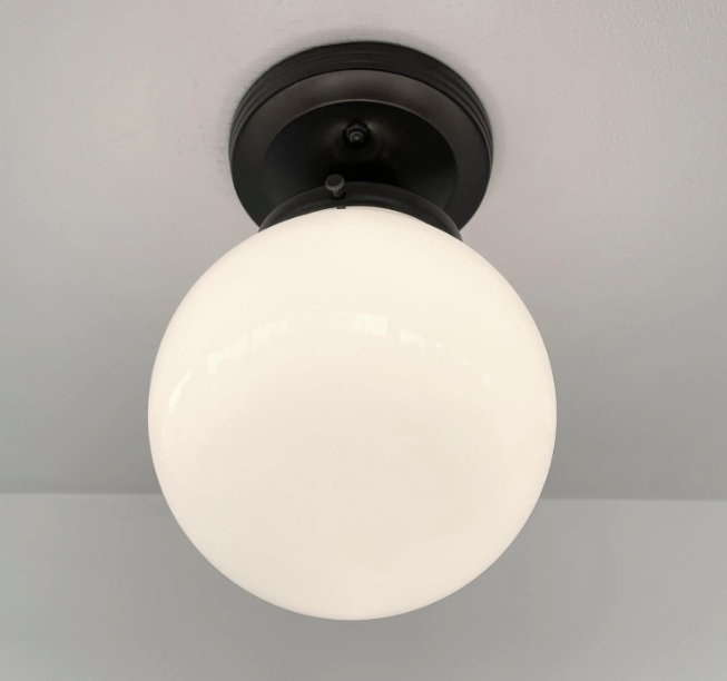 MODERN OPAL Globe Ceiling Light