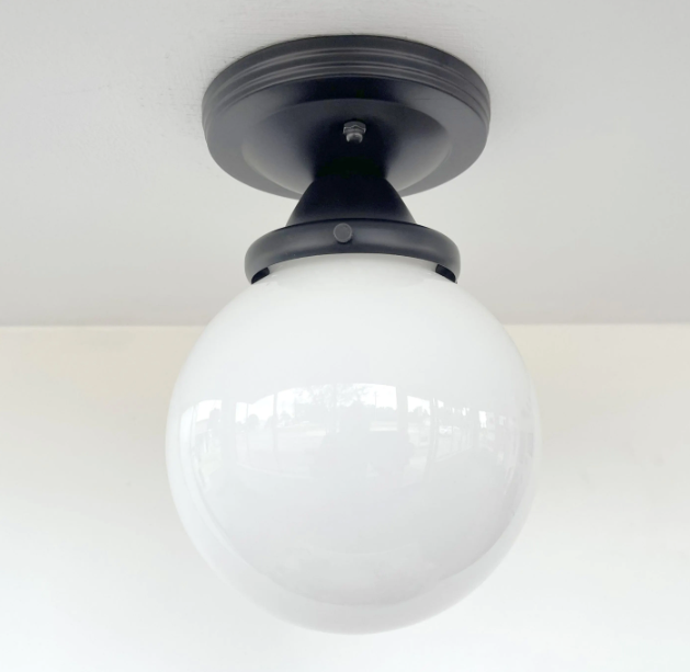 MODERN OPAL Globe Ceiling Light