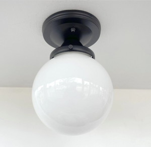 MODERN OPAL Globe Ceiling Light