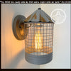 Silo Farmhouse Barn Silver Wall Sconce Light Fixture