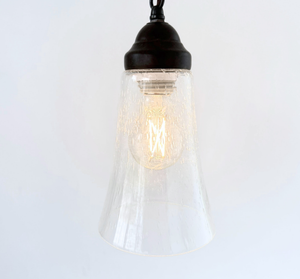 Slim Seeded Flare Pendant