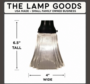 Square Holophane Vintage Glass Hanging Pendant or Wall Sconce