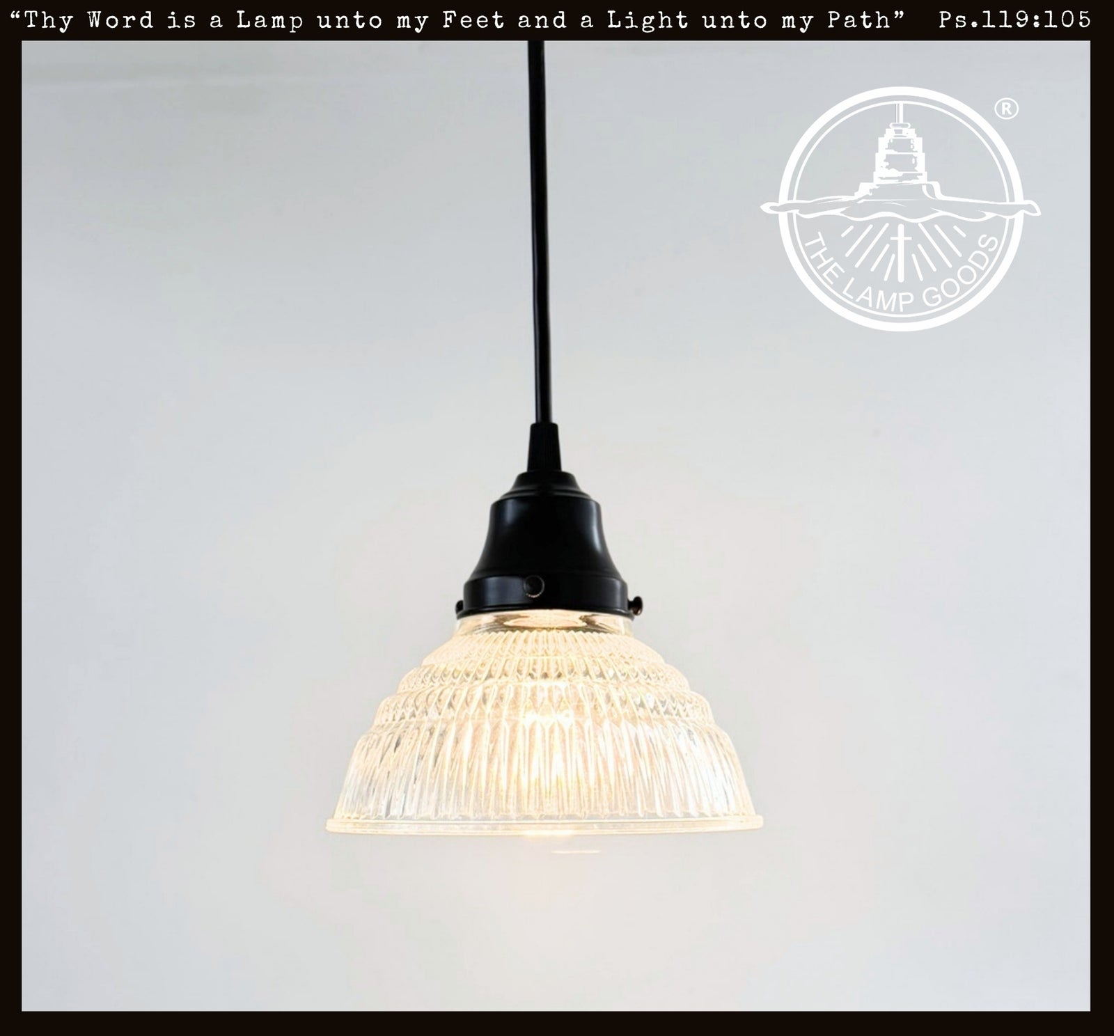 Holophane Delicate Tiered Pendant Light | 6.5" Width - The Lamp Goods