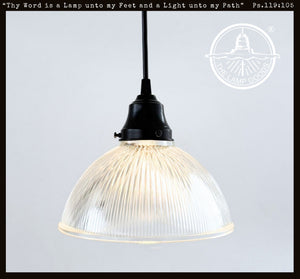 Heavy Classic Holophane Dome | 8.5" Width