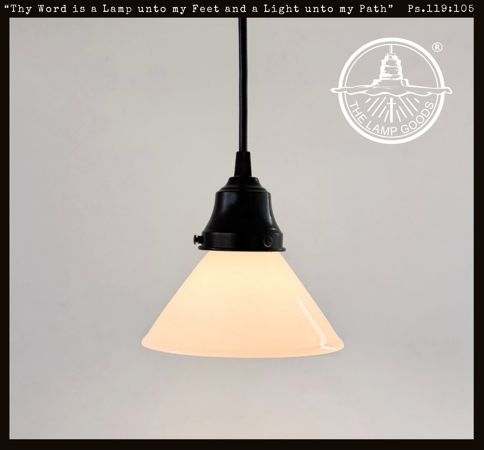 Petite Milk Glass Flare Pendant Light | 6.25" Width