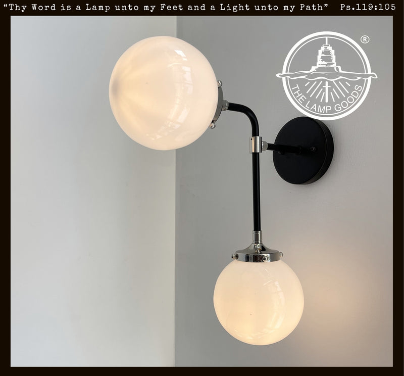 ULTRA MODERN DUO Wall Sconce Light Fixture - The Lamp Goods