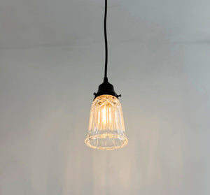 Vintage Diamond Pressed Petal Pendant
