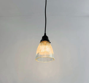 Vintage Octagon Holophane Pendant